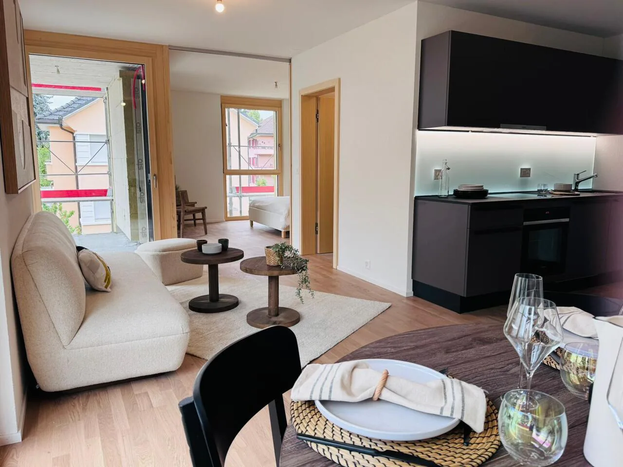 Projet de construction neuve BLYSS - Appartement meublé de 2,5 pièces charmant