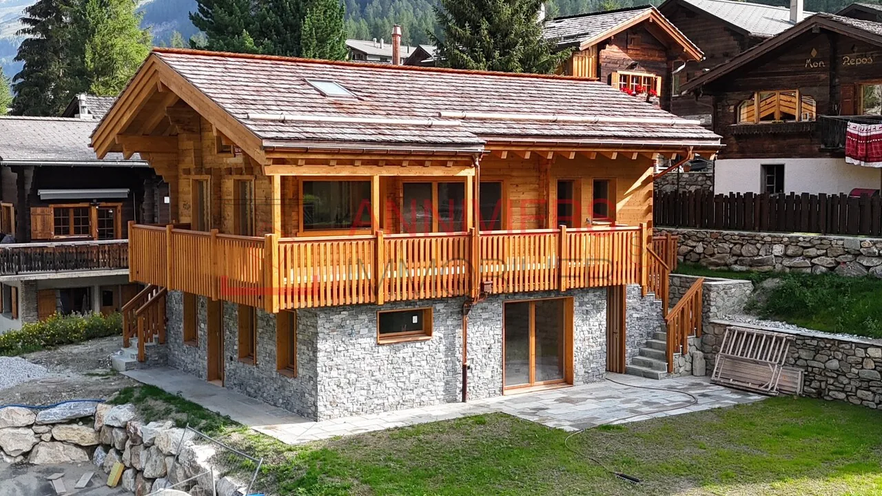 Exclusivité à Zinal Chalet neuf et authentique dans le vieux village