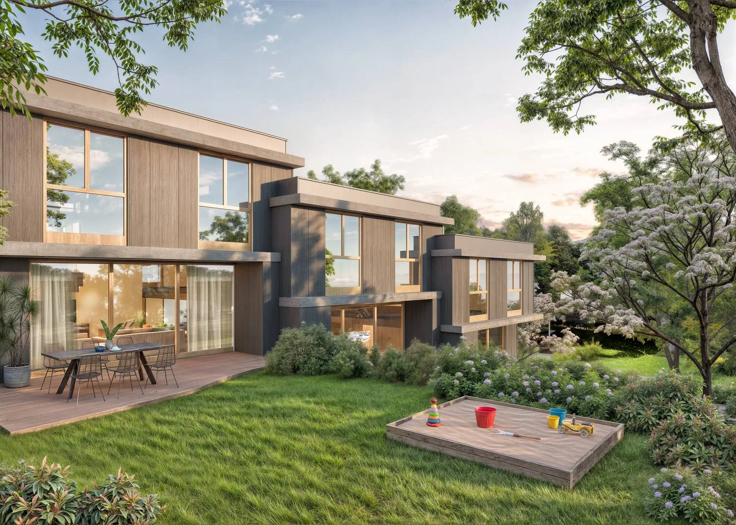 Magnifica villa a schiera in un'oasi di verde