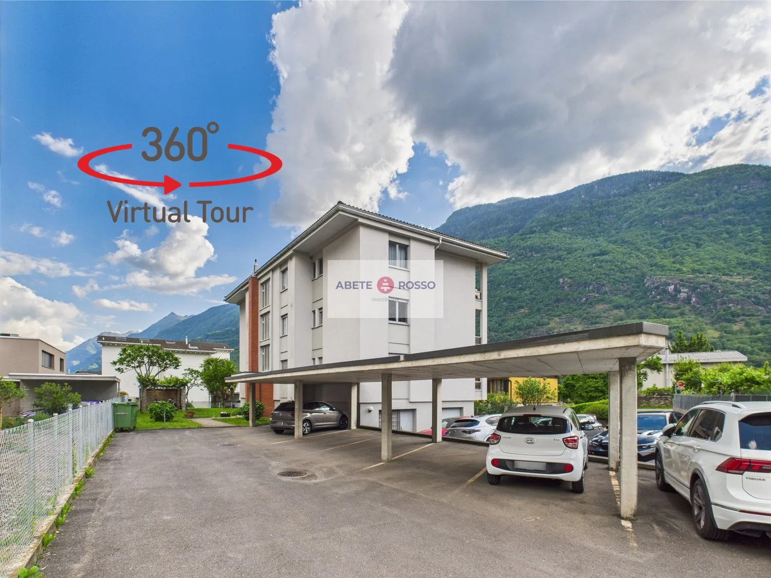 Spacious 3.5-room apartment with open view.