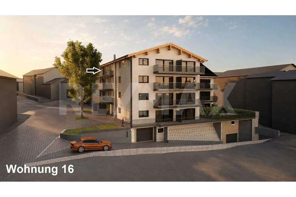 3½-room new apartment on the top floor No. 16 Living with comfort in Prättigauerhof, Schiers
