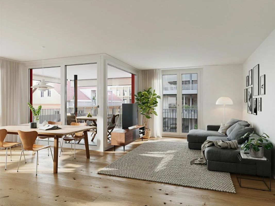 Appartement en propriété de 4,5 pièces à Aebiguet au bord du ruisseau