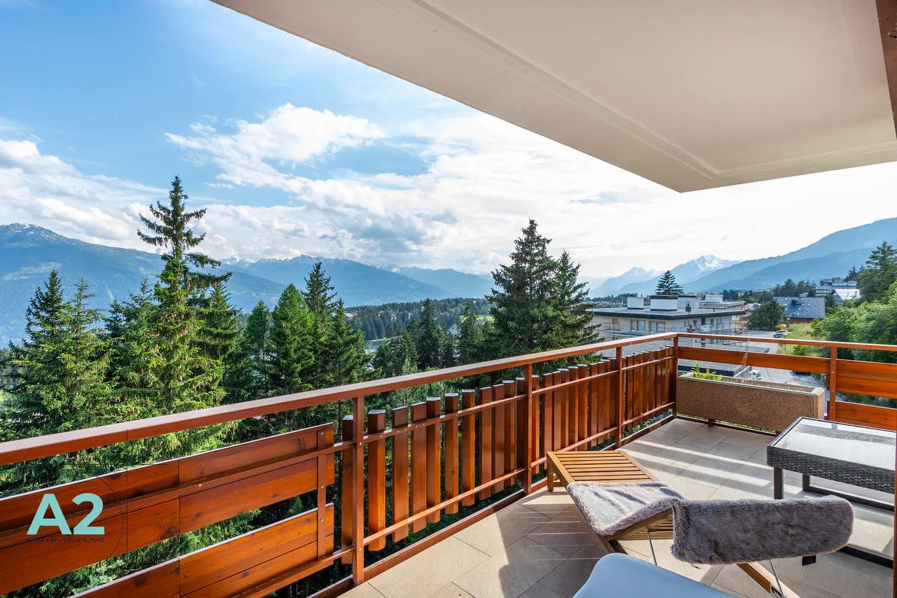 Appartement en attique à deux pas du centre de Montana