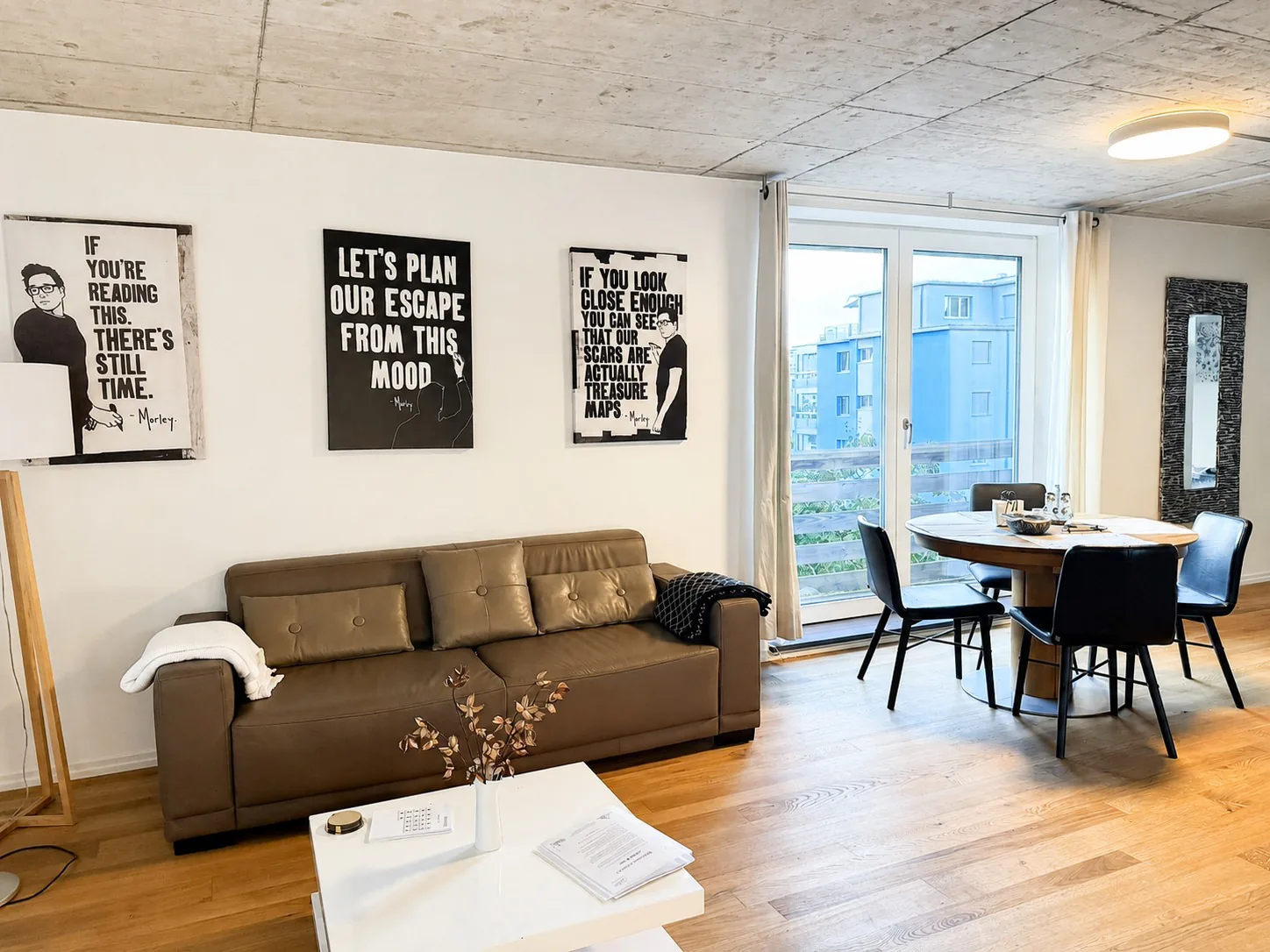 🏡Elegant Furnished 2.5-Room Apartment with Private Balcony in Wallisellen