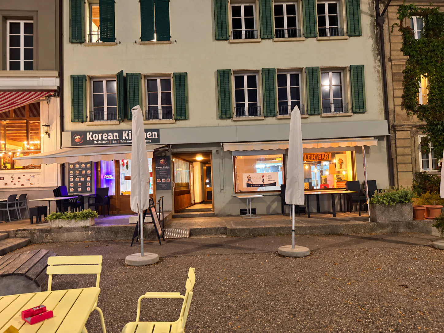 Restaurant avec cuisine, bar et terrasse à louer à Burgdorf