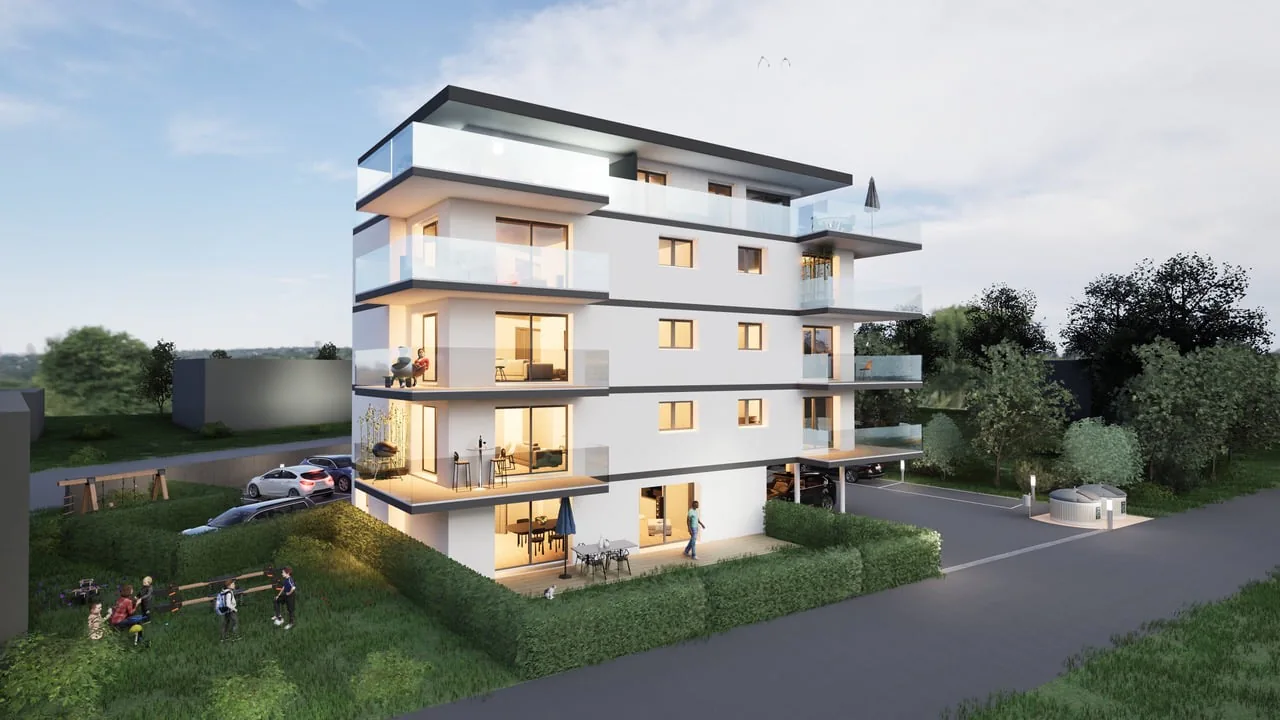 Charmantes 3,5 Zimmer Neue Wohnung mit großem Balkon von 14m2 in Saxon!