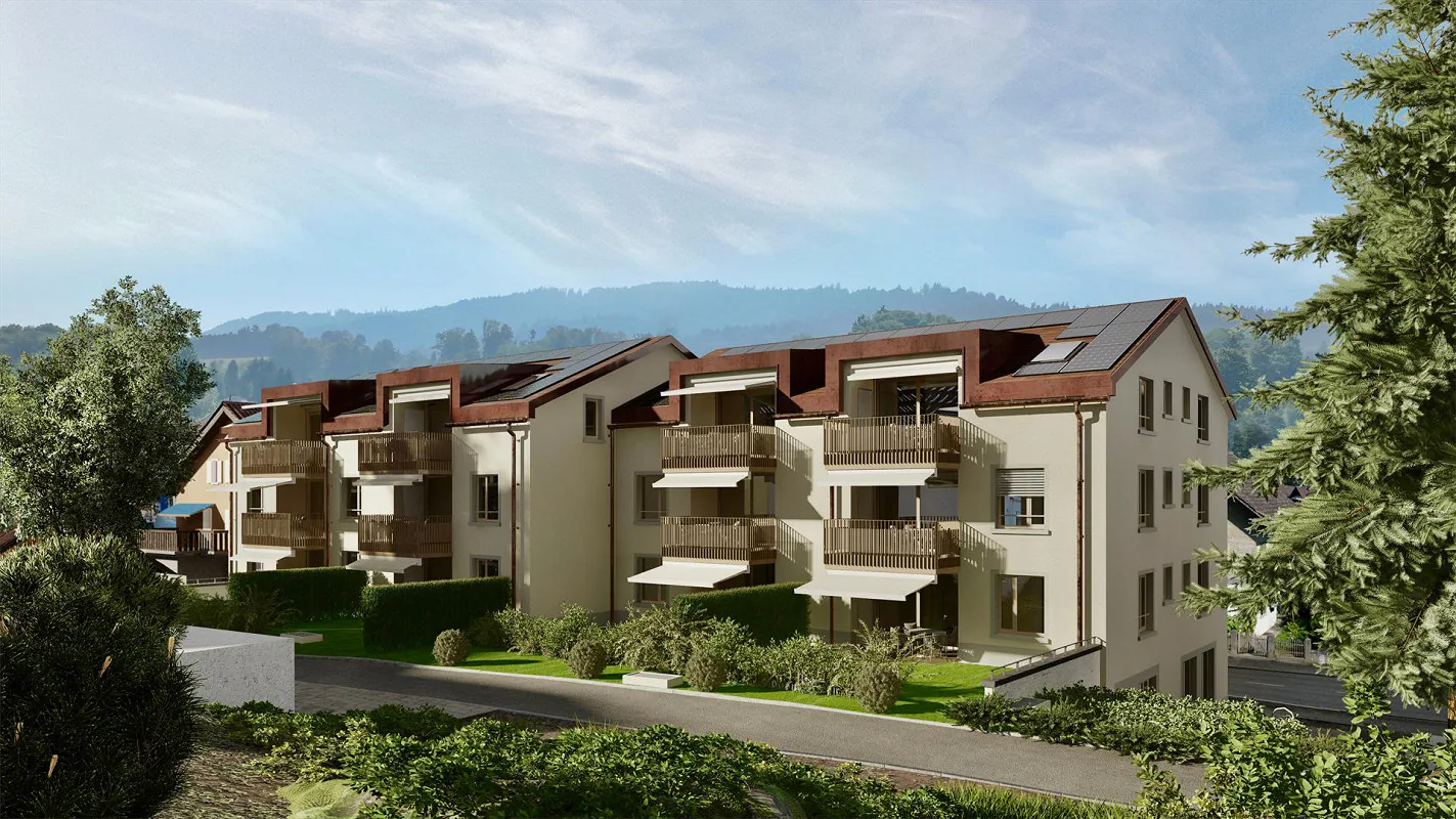 Modern 3.5-room apartment with Minergie standard in Malters