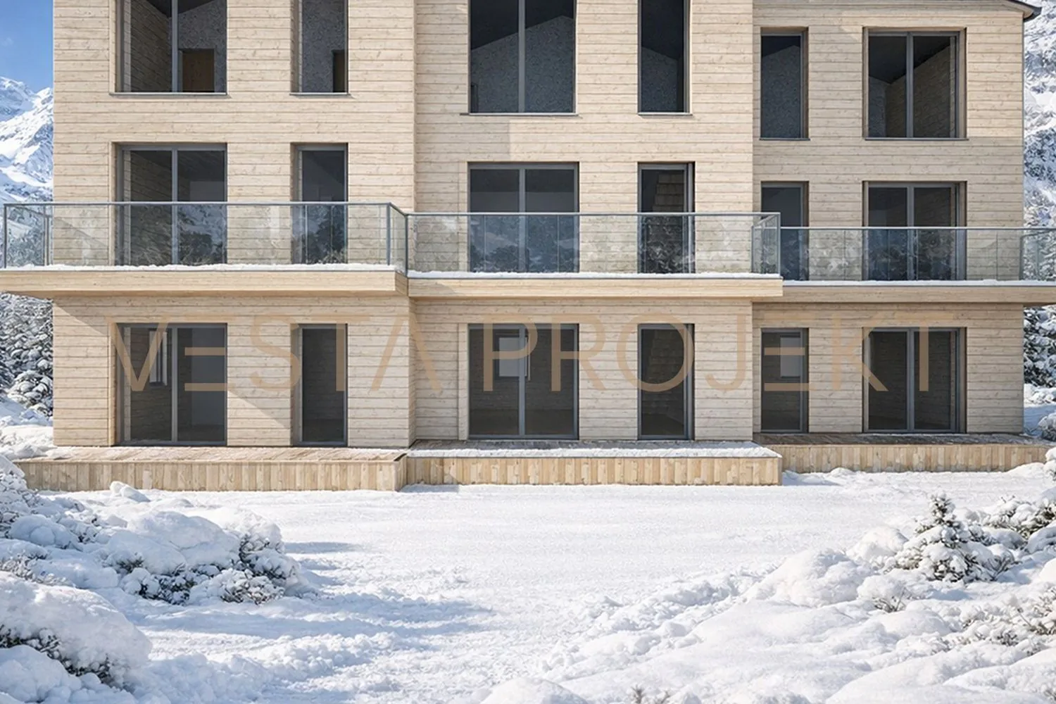 Outstanding 3 Chalet Complex Project