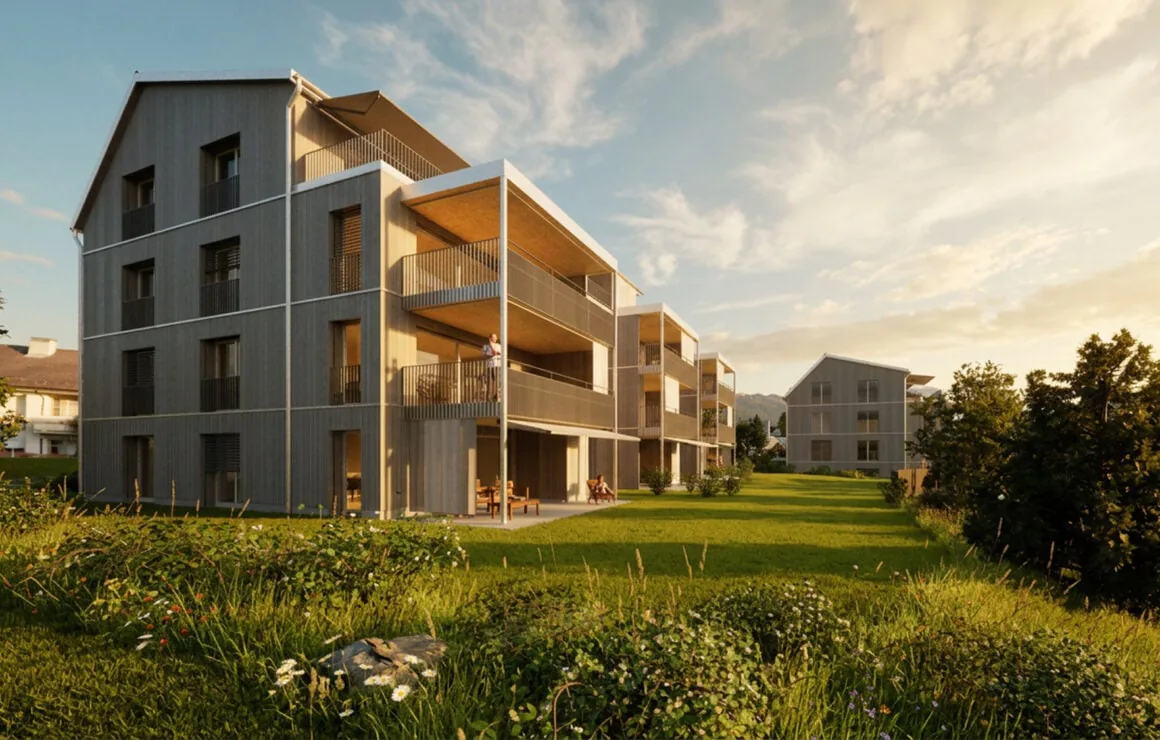 Moderne 3.5-Zimmer-Neubauwohnung EG in Hombrechtikon – Erstbezug ab April 2029