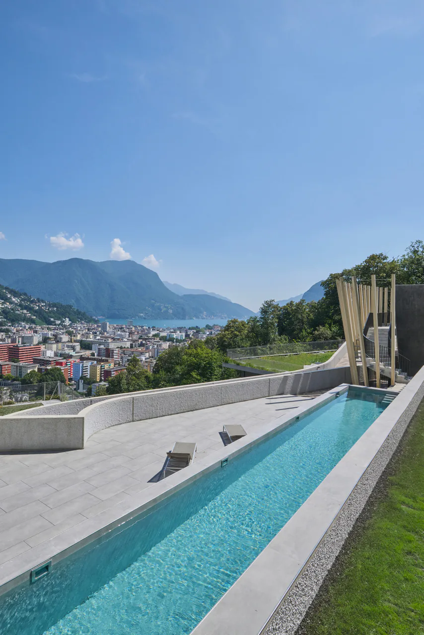 Attico in vendita a Lugano 4,5 locali con terrazza, giardino e vista
