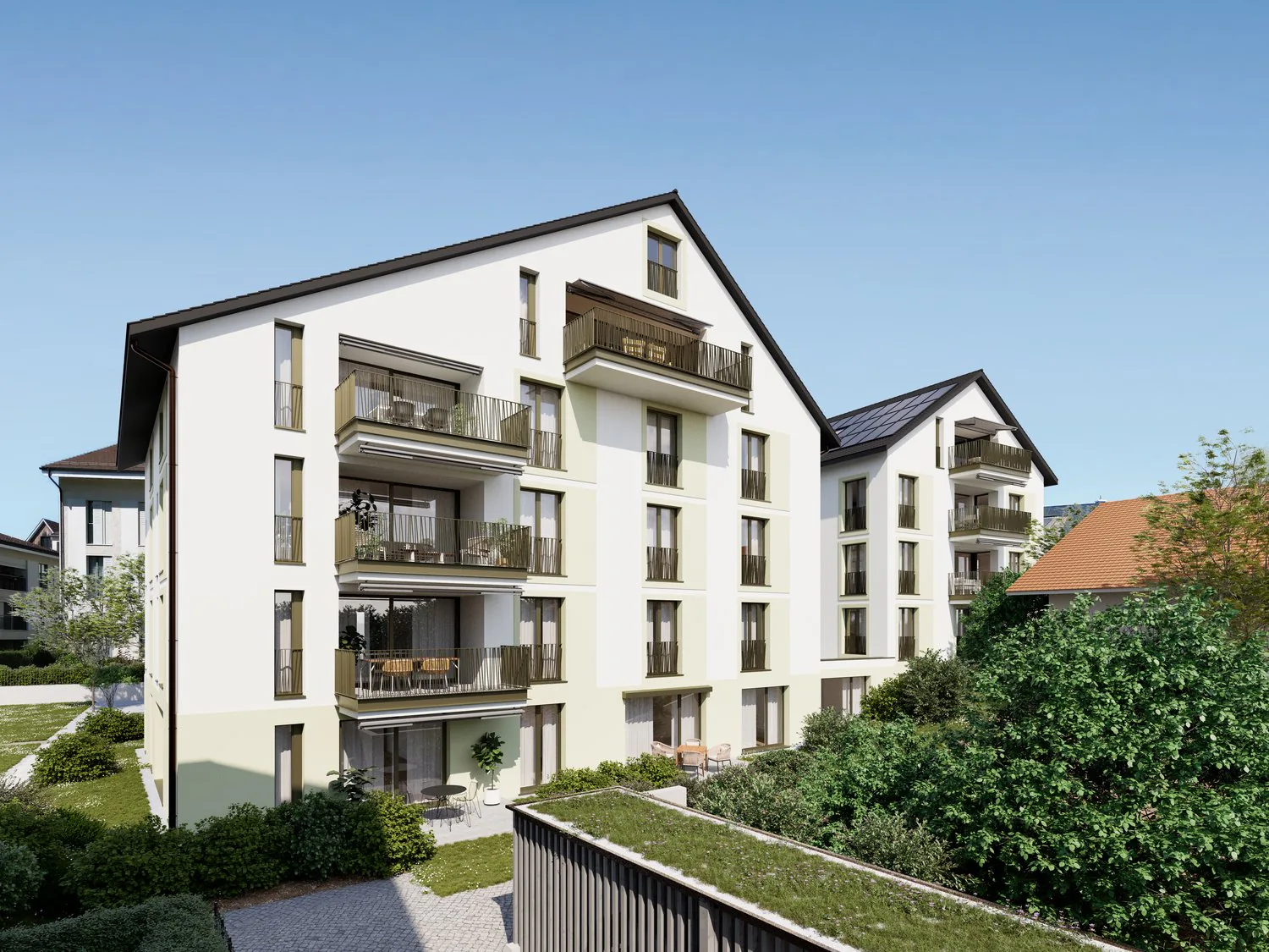 Attractive commercial studio in Niederuster | Project "Im Hof"