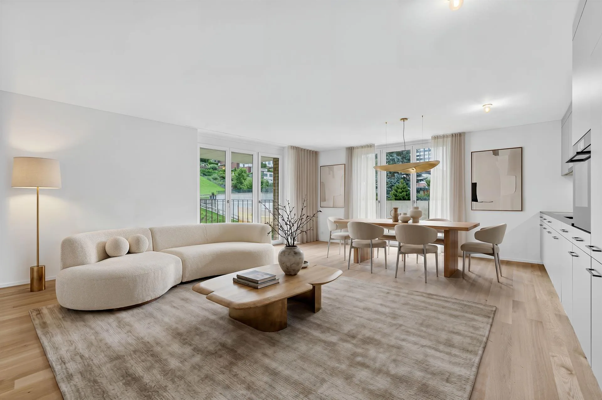 Moderne Familienwohnung mit grosszügigem Gartensitzplatz