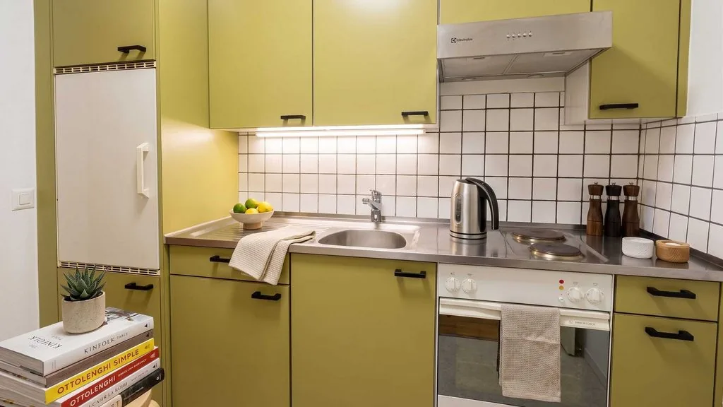 Charmant appartement 1 pièce à un emplacement attractif sur le Rhin