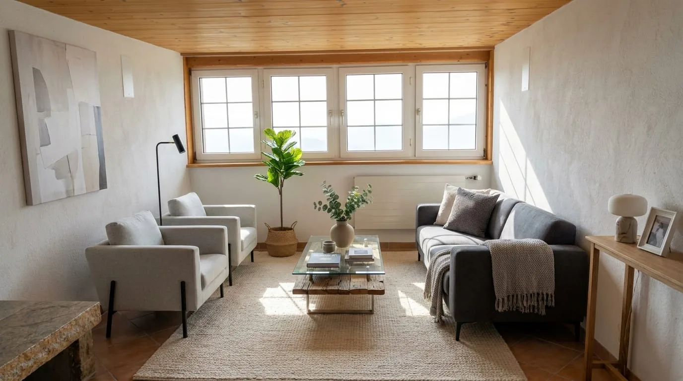 Über 5'264 m² Grundstück mit Weitsicht und Mieterträgen.