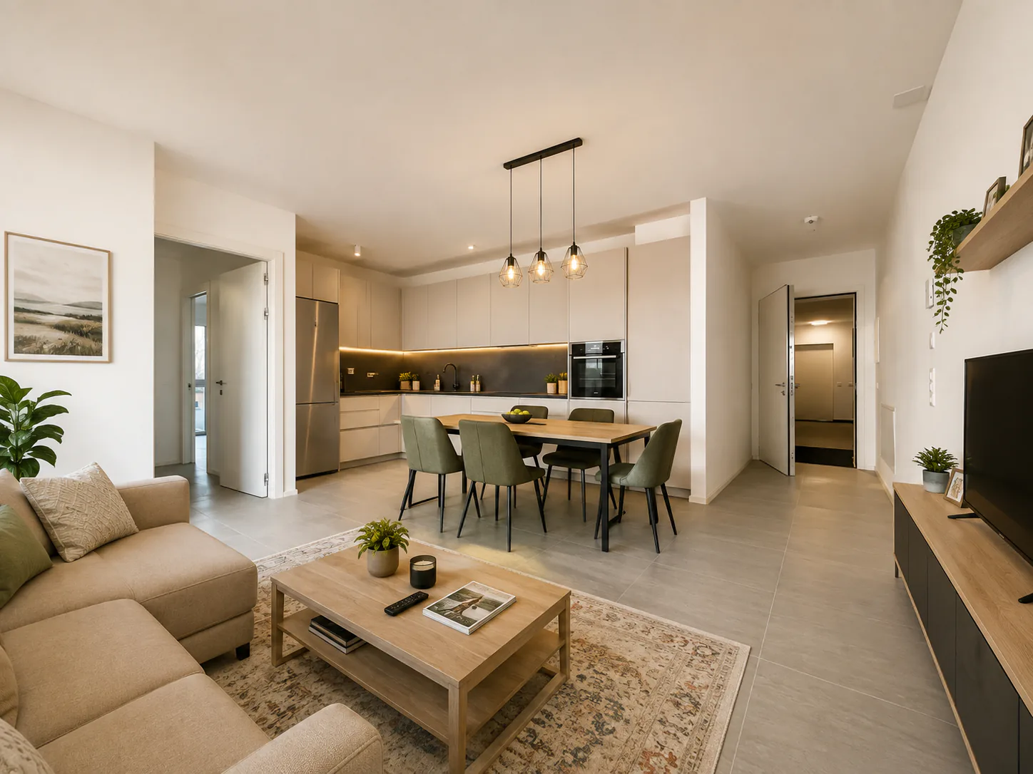 Elegantes Apartment mit 3.5 Zimmern und Terrasse in neuer Residenz