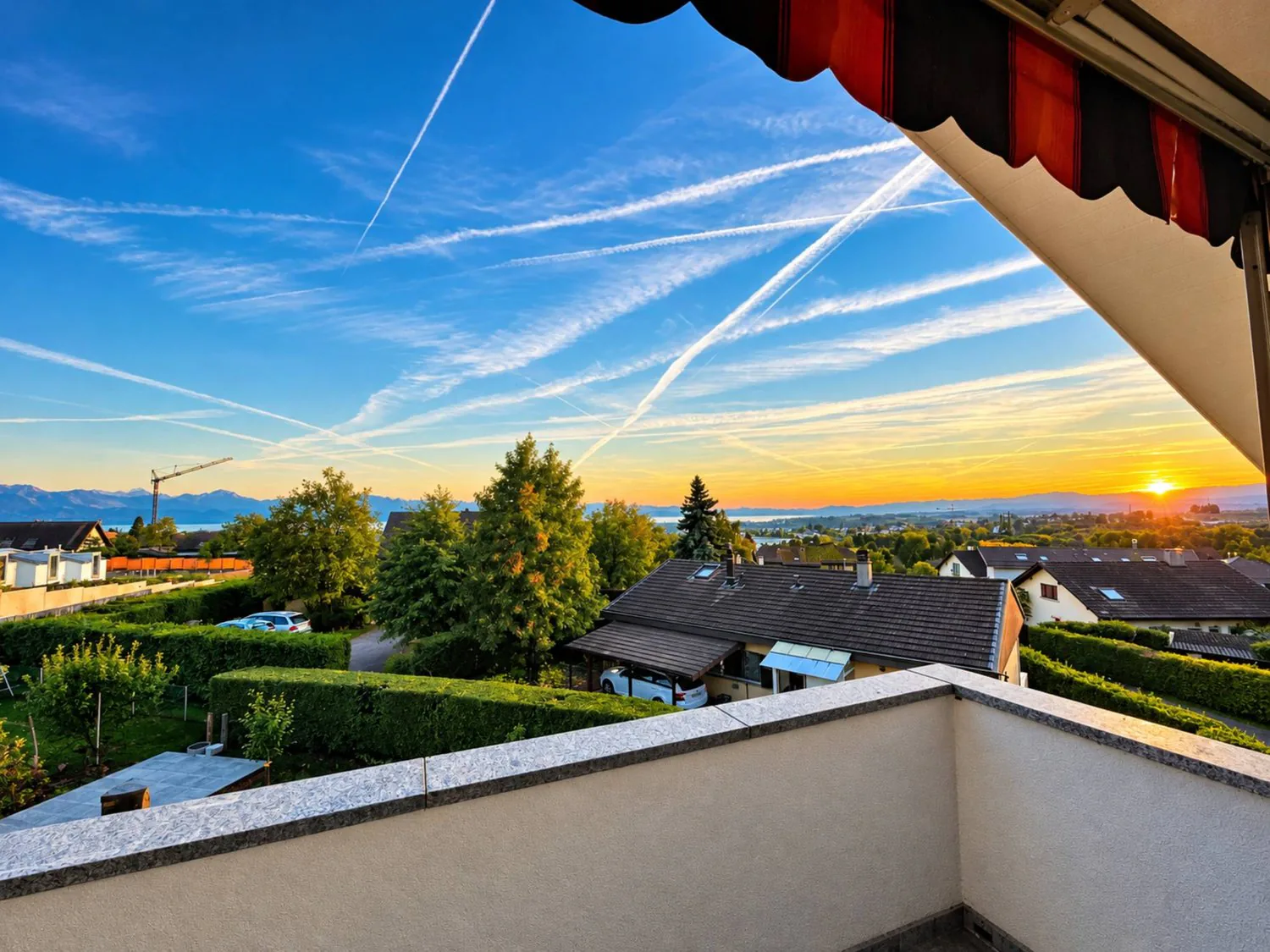 Beautiful 4.5-room apartment with a view of the lake and mountains