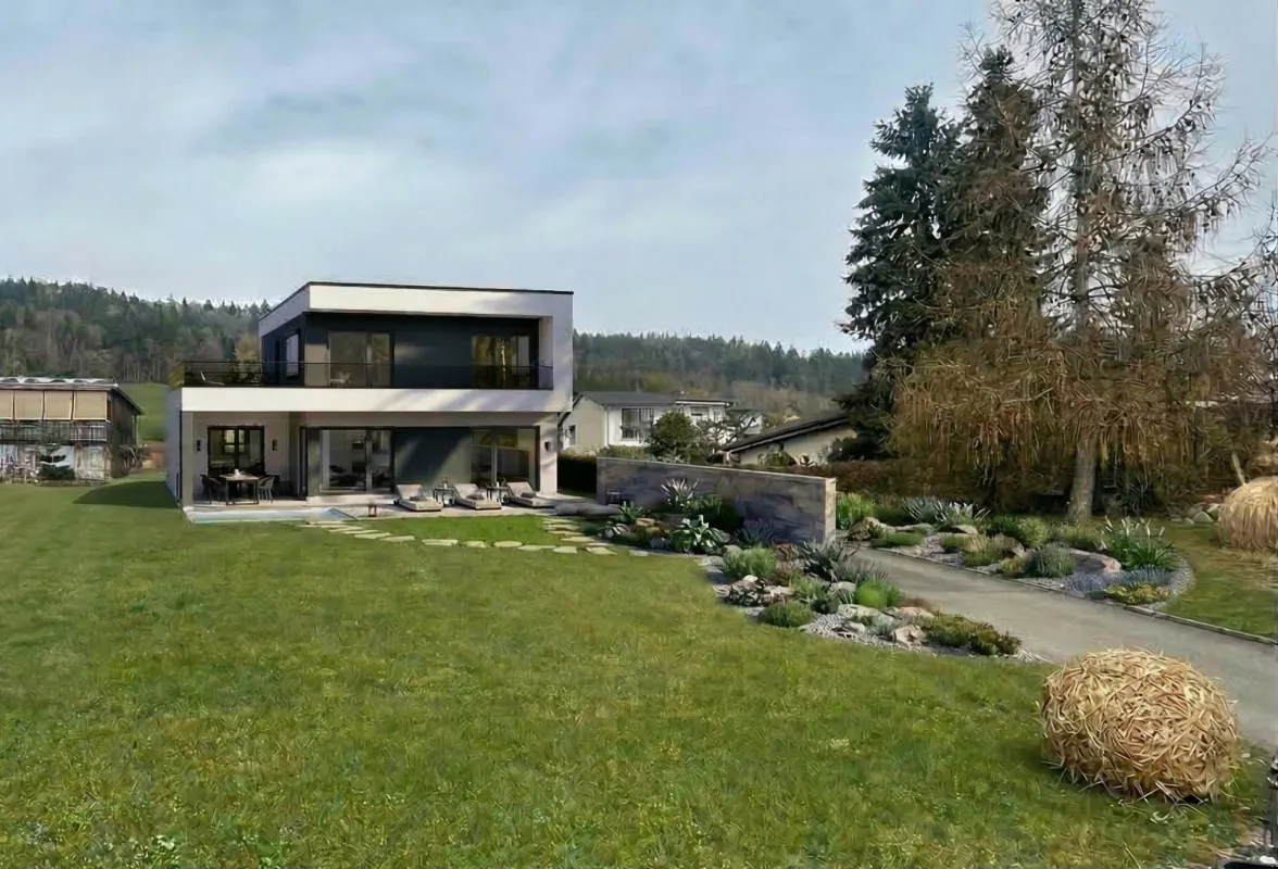 Luxuriöses Einfamilienhaus an begehrter Aare-Lage