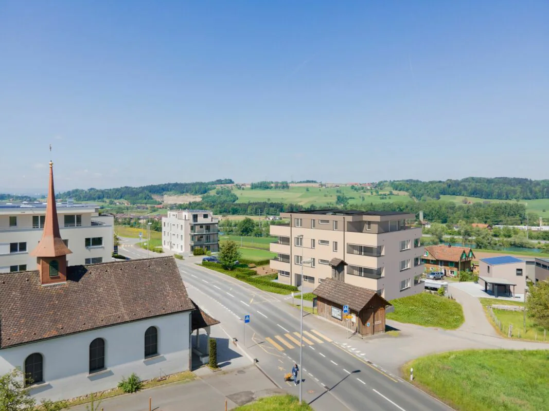 Vivre près de la ville dans un village