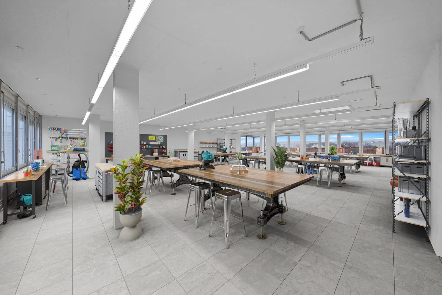 Spacious commercial space with 1'000 kg/m² floor load!