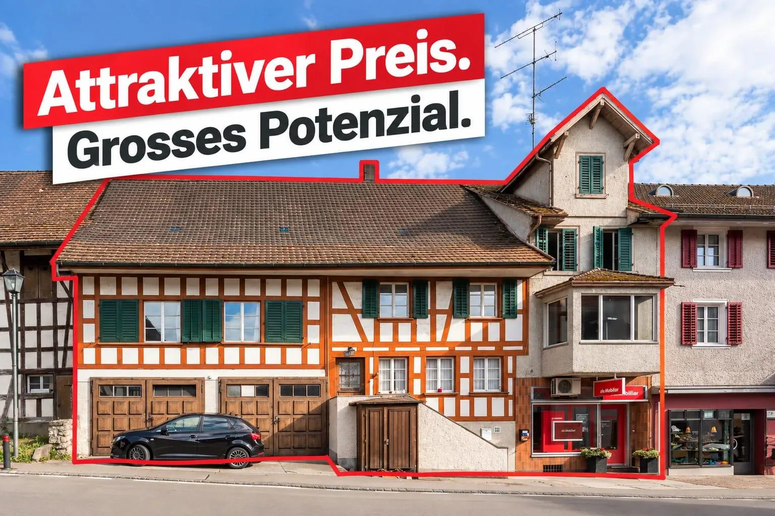 Wohn- und Geschäftshaus mit 3 Einheiten in Andelfingen
