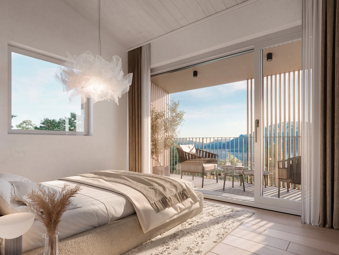 Progetto nuovo: ville contigue con vista panoramica