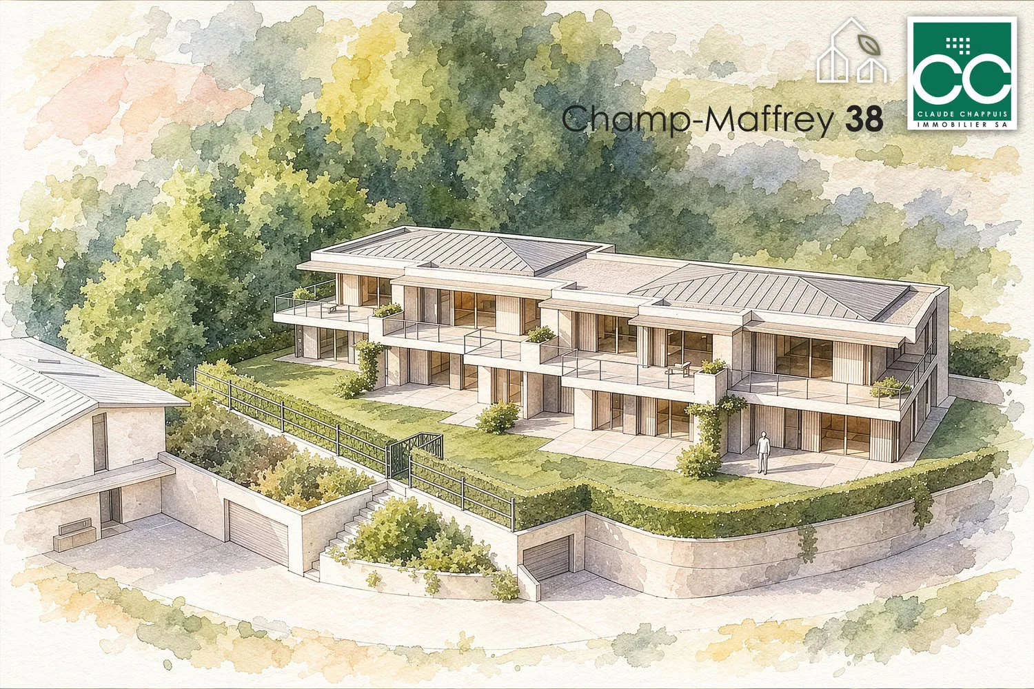 New promotion - Lutry-La Conversion - Magnificent 4.5-room apartments with gardens