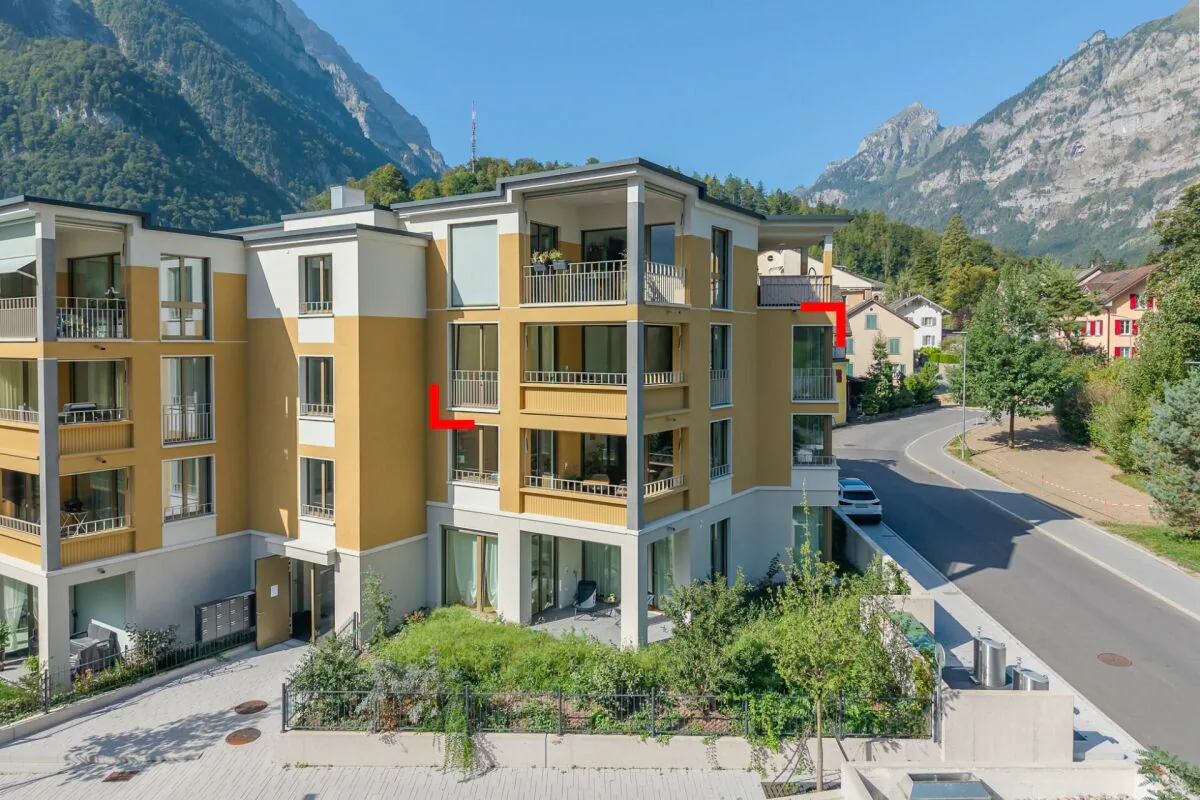 First occupancy | 3.5-room apartment in the center of Glarus