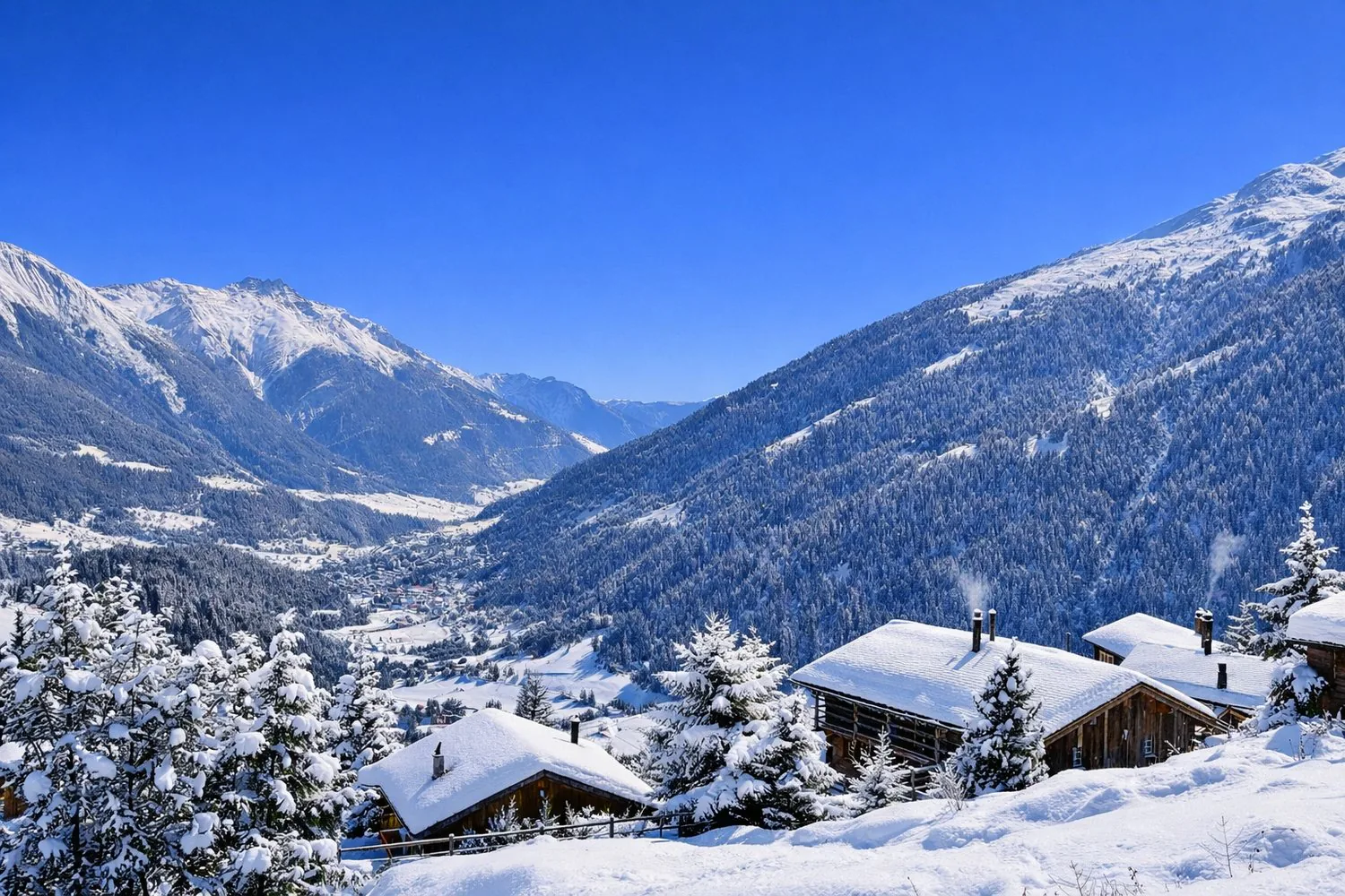 Reizendes Chalet an traumhafter Lage in Bellwald