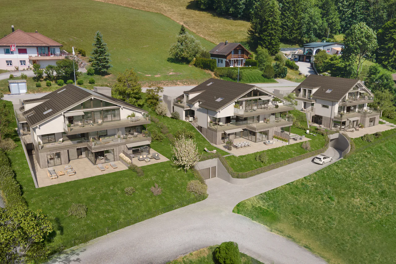 Verkaufsförderung: La Petite Corniche le Pont Wohnung Lot A 2 von 2,5 Zimmer