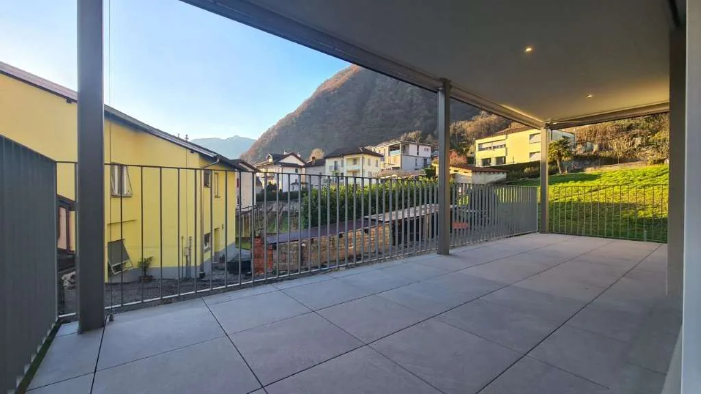 BELLINZONA - LUMINO: NEW 3.5-ROOM APARTMENT WITH LARGE TERRACE