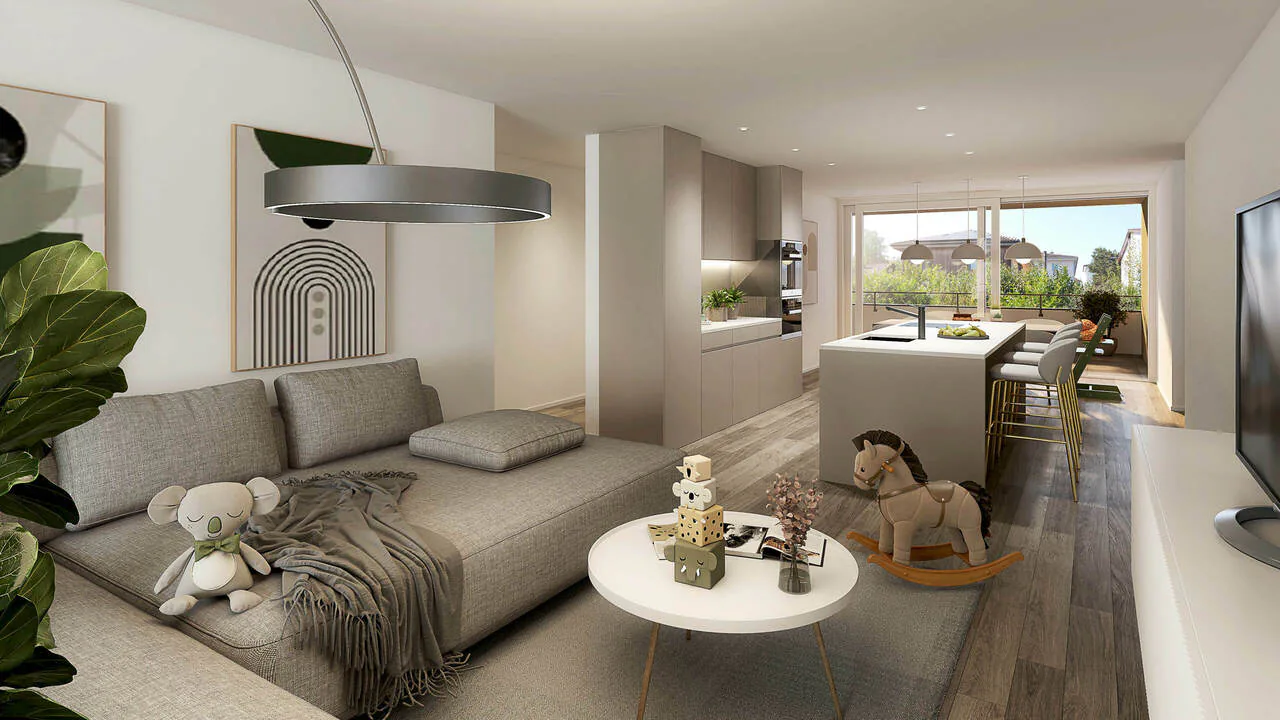Appartement de jardin 3½ pièces - vivre avec intimité, lumière et nature