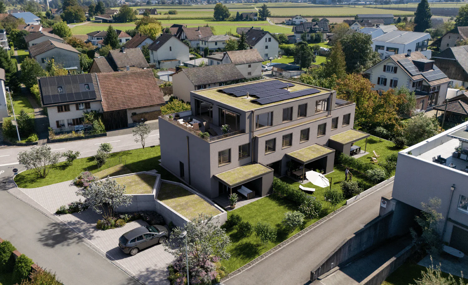 Habiter au bord du ruisseau dans l'idyllique Hendschiken avec de bons accès à Lenzburg, Aarau et Zurich