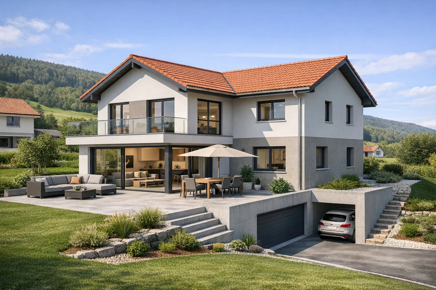 2123 St-Sulpice/NE Last family villa on a 757 m2 plot of land with utilities and building permit