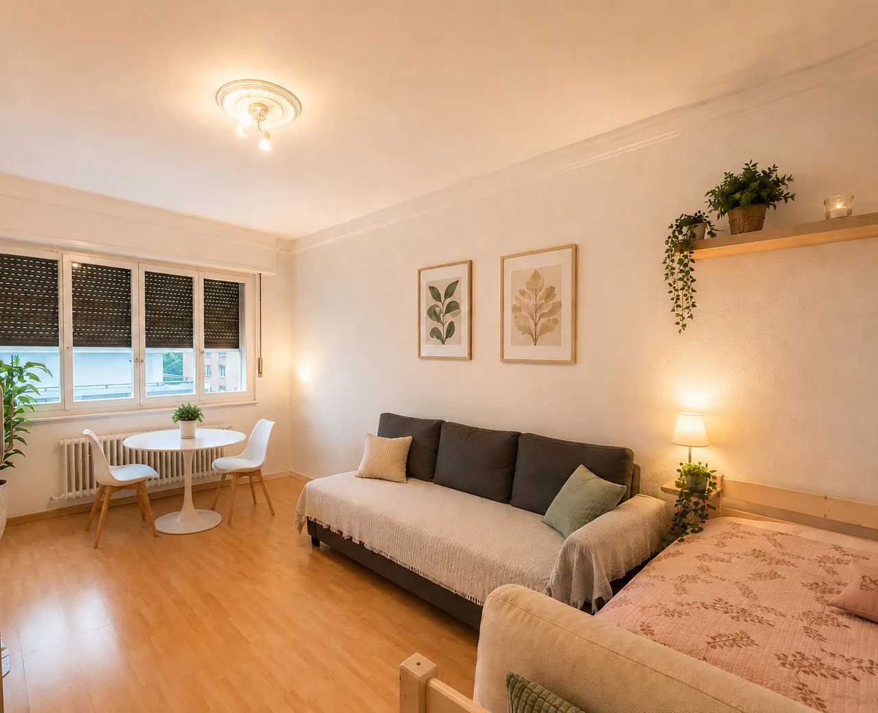 1.5 room apartment with balcony, ideal for investors