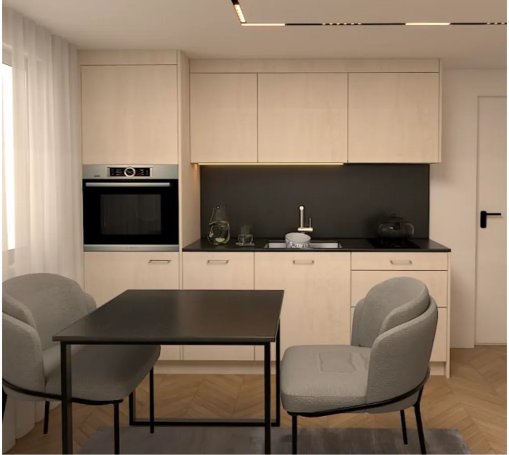Beautiful furnished apartment near train station