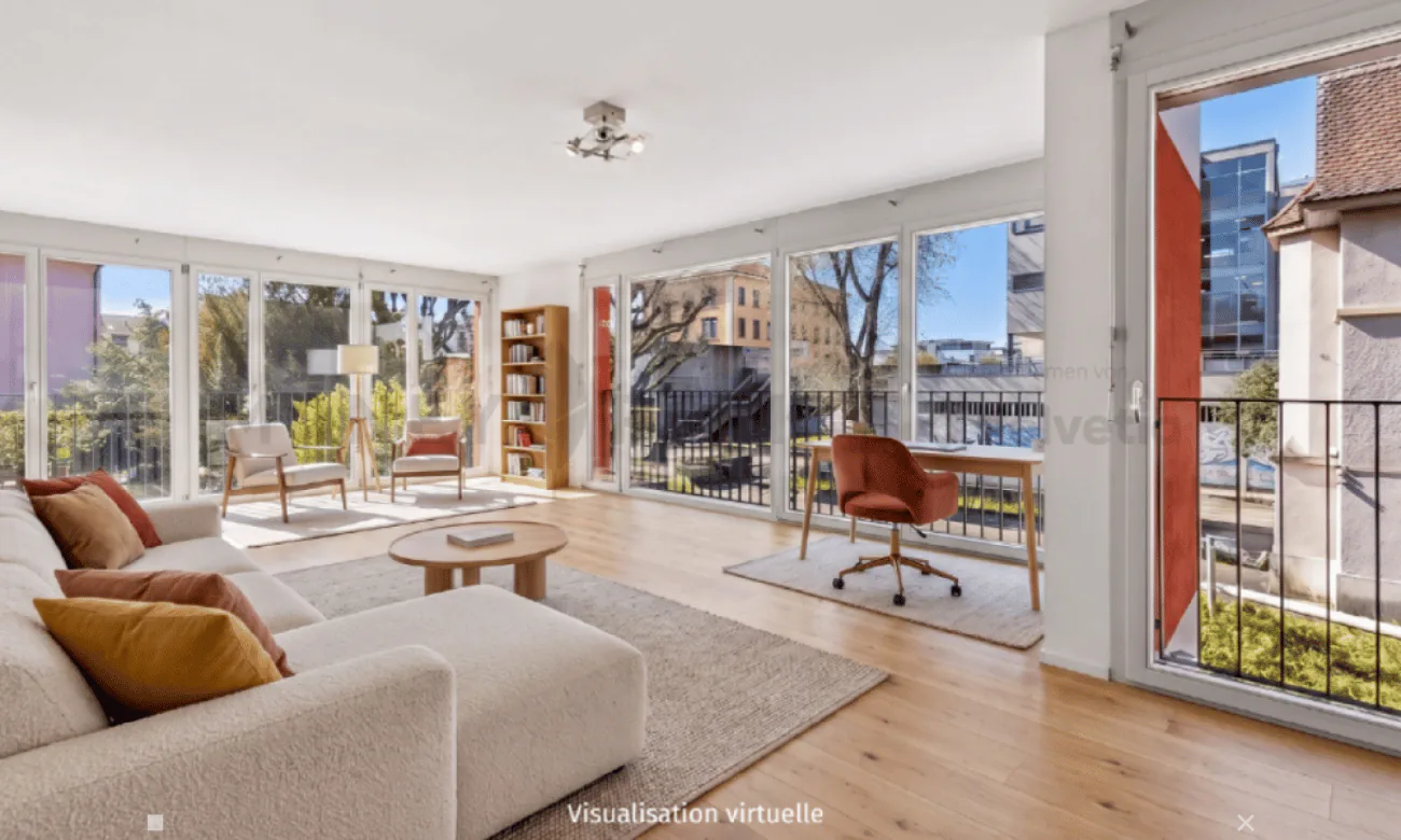 Grand appartement moderne et lumineux de 6.5-pièces