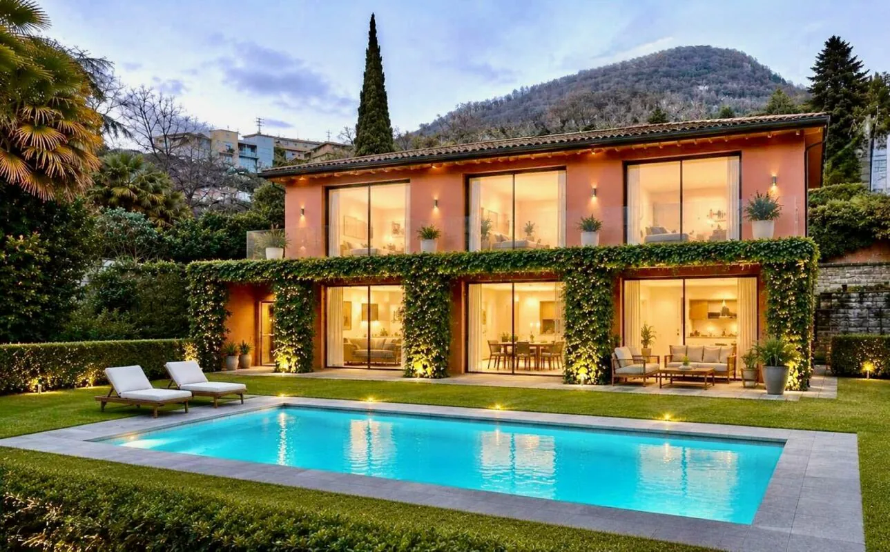 Villa with garden