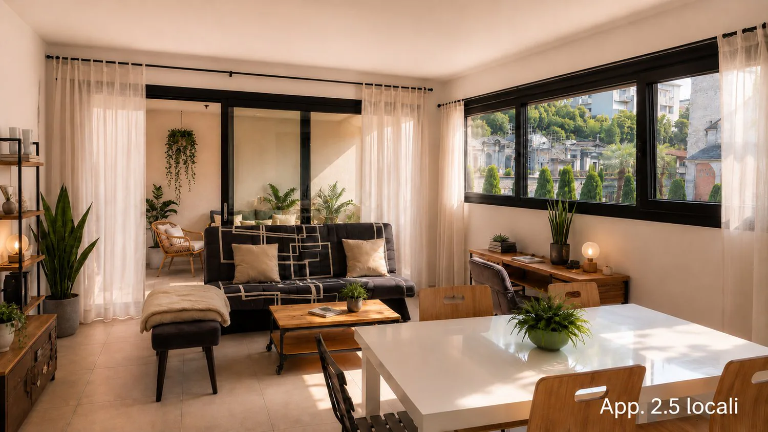 Bright apartments 2.5 and 3.5 rooms in Locarno – New construction 2024