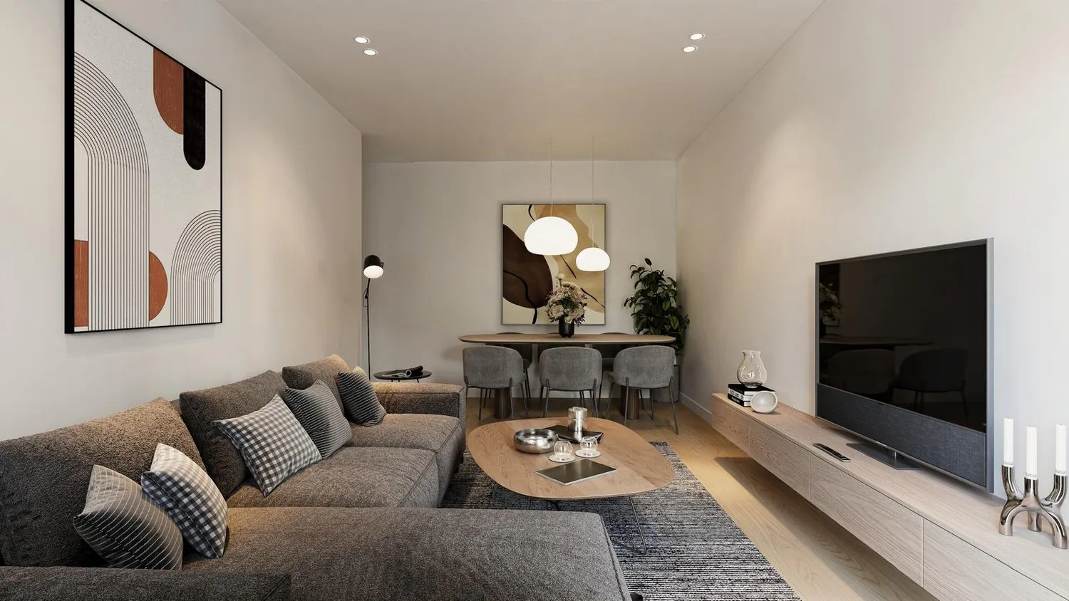 Trendy 2.5-room apartments with high-quality finishes