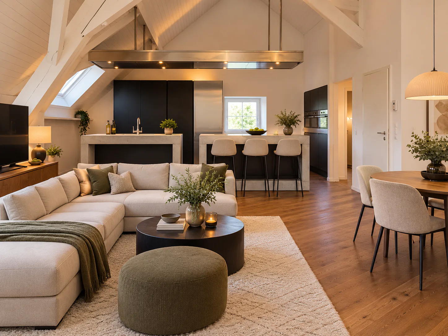 Appartement loft design top-moderne avec 100m2
