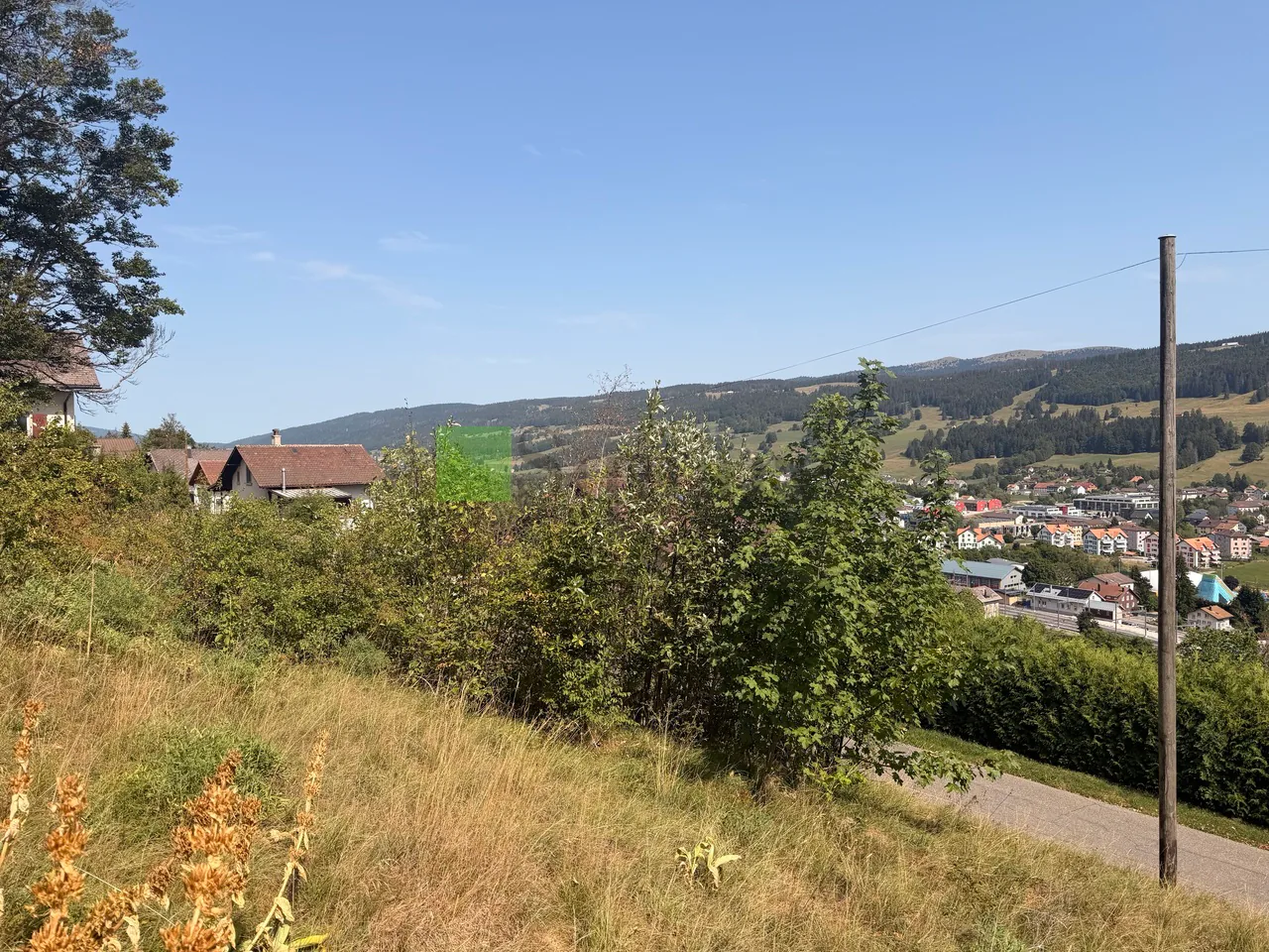 Beautiful building plot