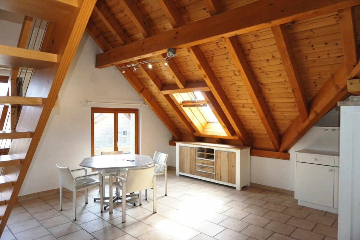 Cozy 3 1/2-room attic apartment