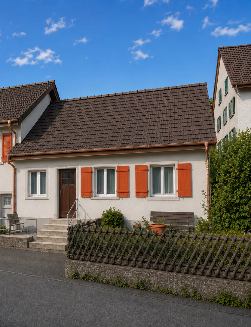 Charming 3.5-room single-family house for rent in Pratteln