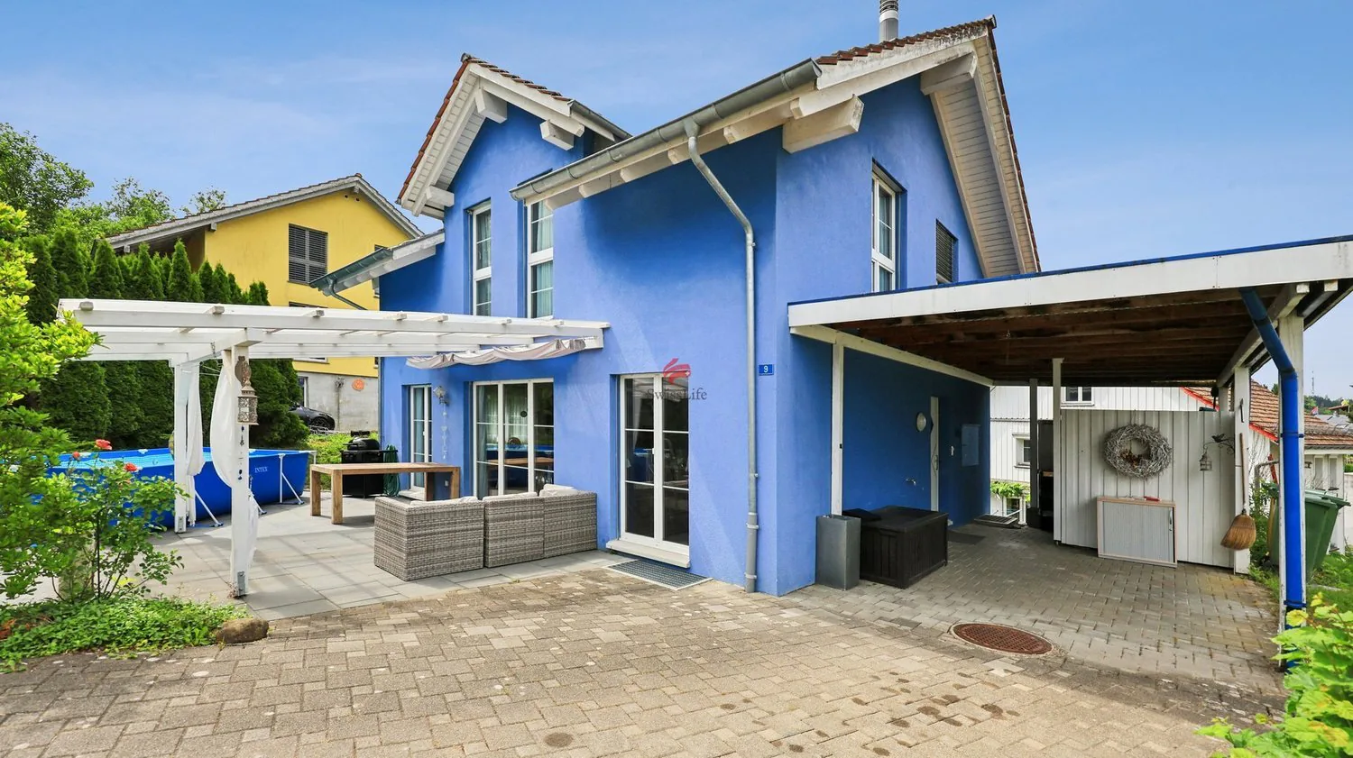 Family paradise with sauna and fitness room