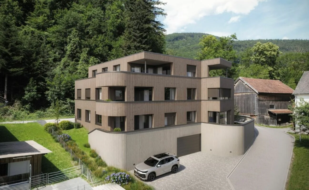 Attractive 3 ½ room attic condominium in an idyllic and quiet residential area on the edge of the forest