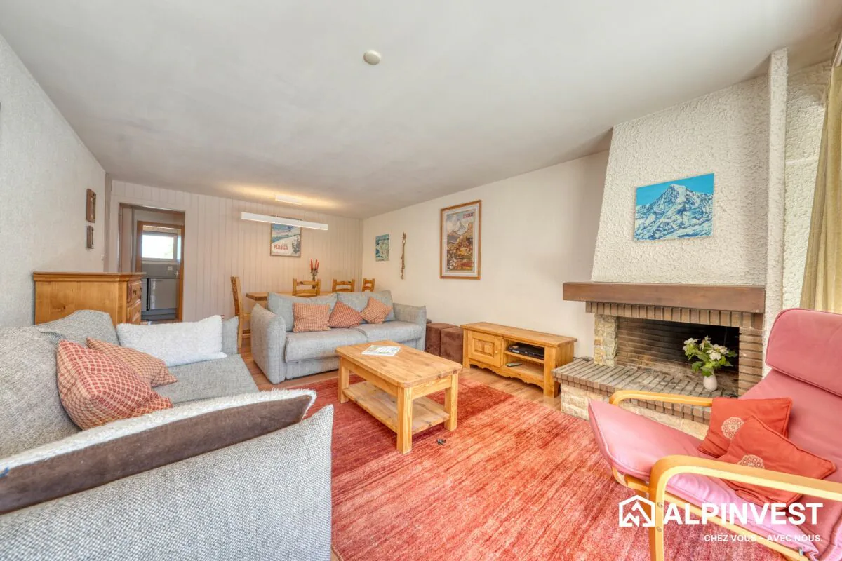 3.5-room apartment with wrap-around balconies - Les Dents-Rousses, Siviez