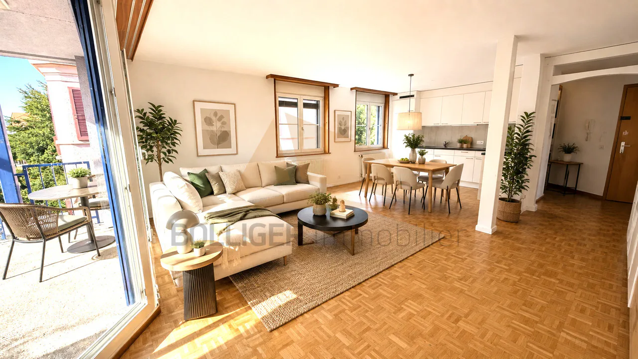 FOR SALE 4.5-room apartment in PPE with balcony