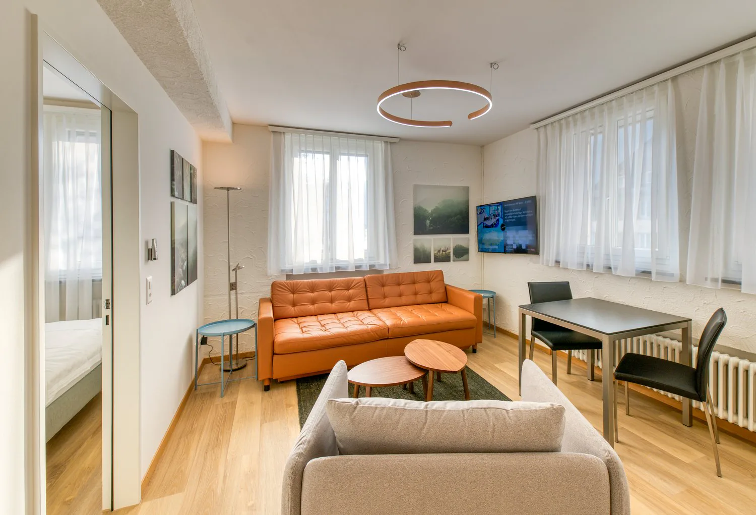 Modern, furnished 2-room apartment in Hergiswil/NW for rent