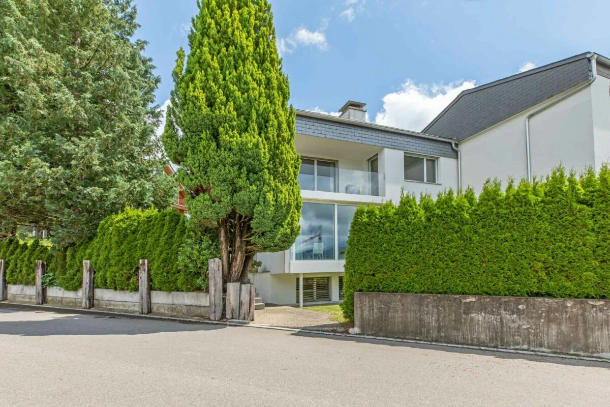 6.5-room single-family house with garden, fireplace, and mountain panorama