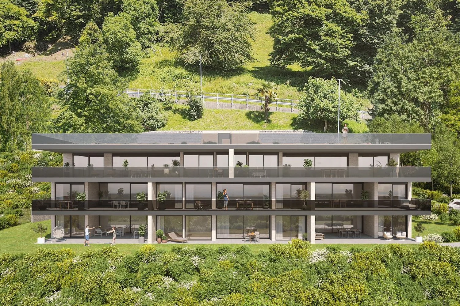 Pregassona – Zeitgenössische Eleganz mit Aussicht